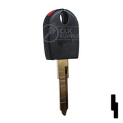 RW Cloneable Transponder Key | Ducati | KW17T5 Automotive Key JMA USA