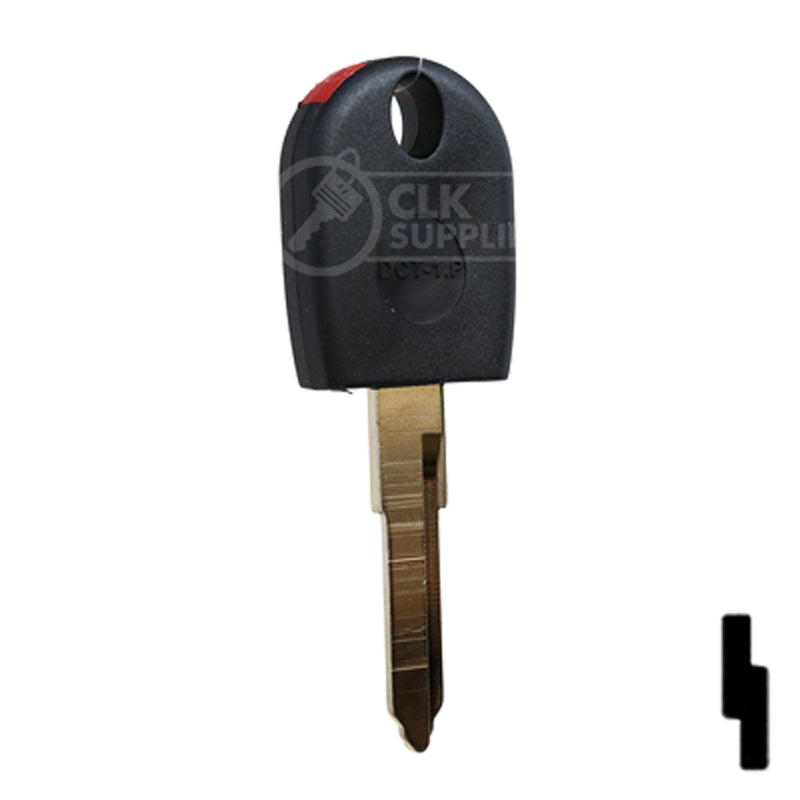 RW Cloneable Transponder Key | Ducati | KW17T5 Automotive Key JMA USA