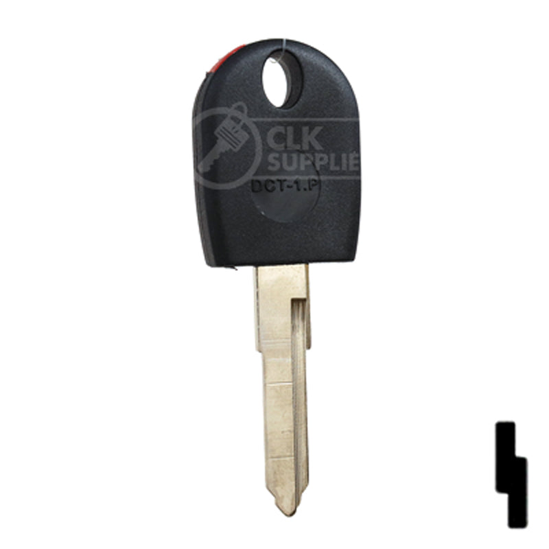RW Cloneable Transponder Key | Ducati | KW17T5 Automotive Key JMA USA