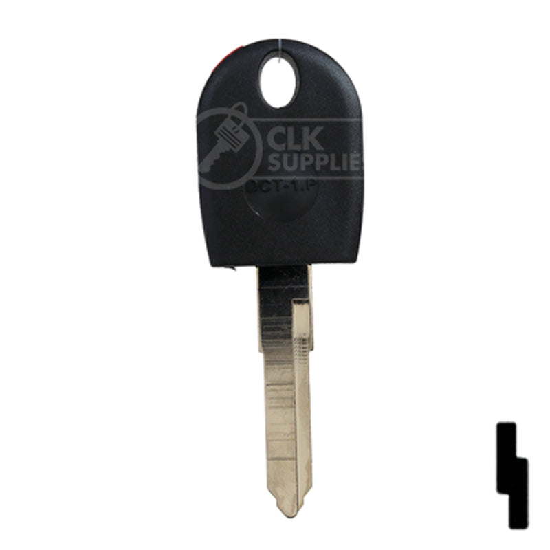 RW Cloneable Transponder Key | Ducati | KW17T5 Automotive Key JMA USA