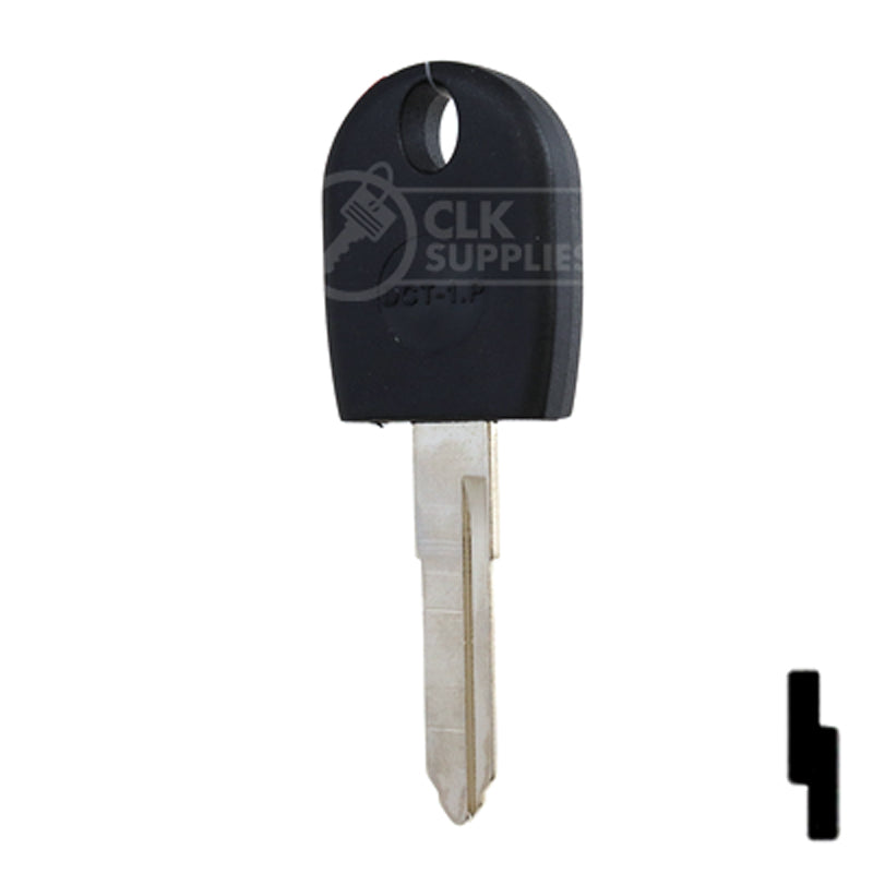 RW Cloneable Transponder Key | Ducati | KW17T5 Automotive Key JMA USA