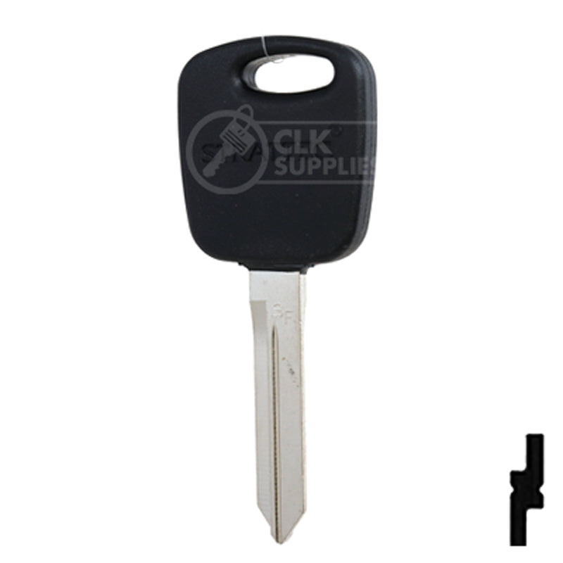 RW Transponder Key | Ford | H86PT, 691643 Automotive Key Strattec