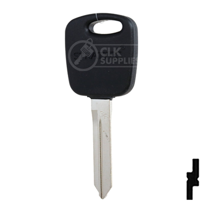 RW Transponder Key | Ford | H86PT, 691643 Automotive Key Strattec