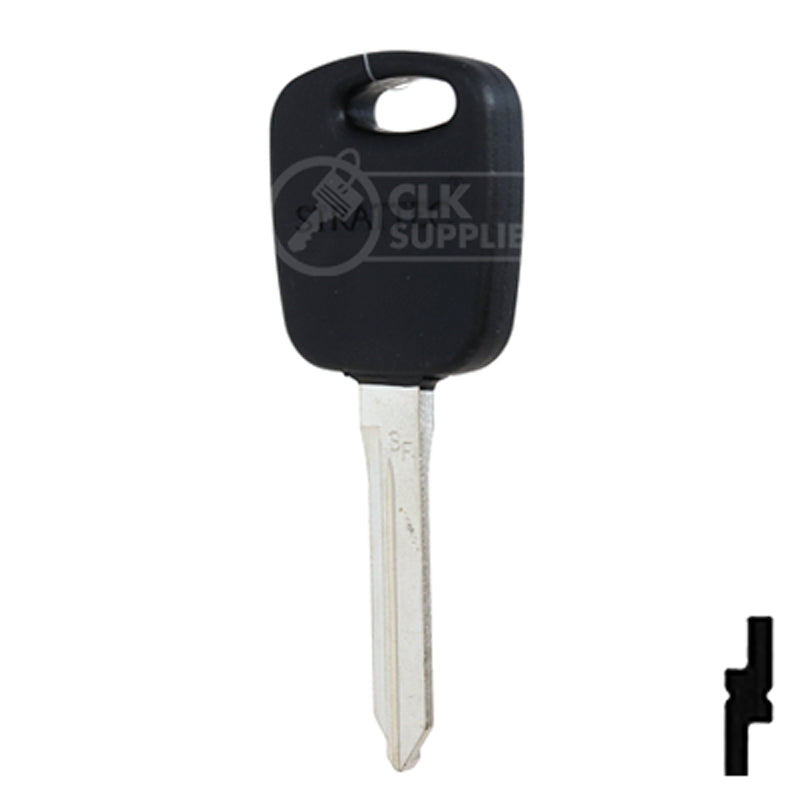 RW Transponder Key | Ford | H86PT, 691643 Automotive Key Strattec