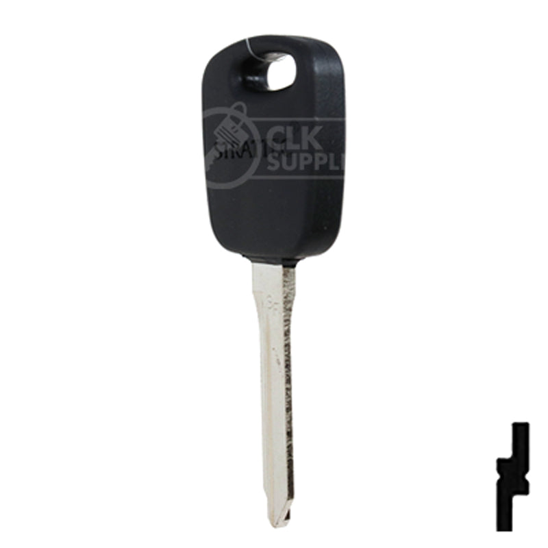 RW Transponder Key | Ford | H86PT, 691643 Automotive Key Strattec