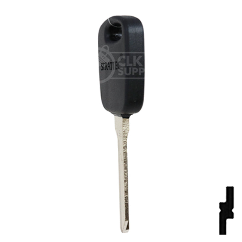 RW Transponder Key | Ford | H86PT, 691643 Automotive Key Strattec