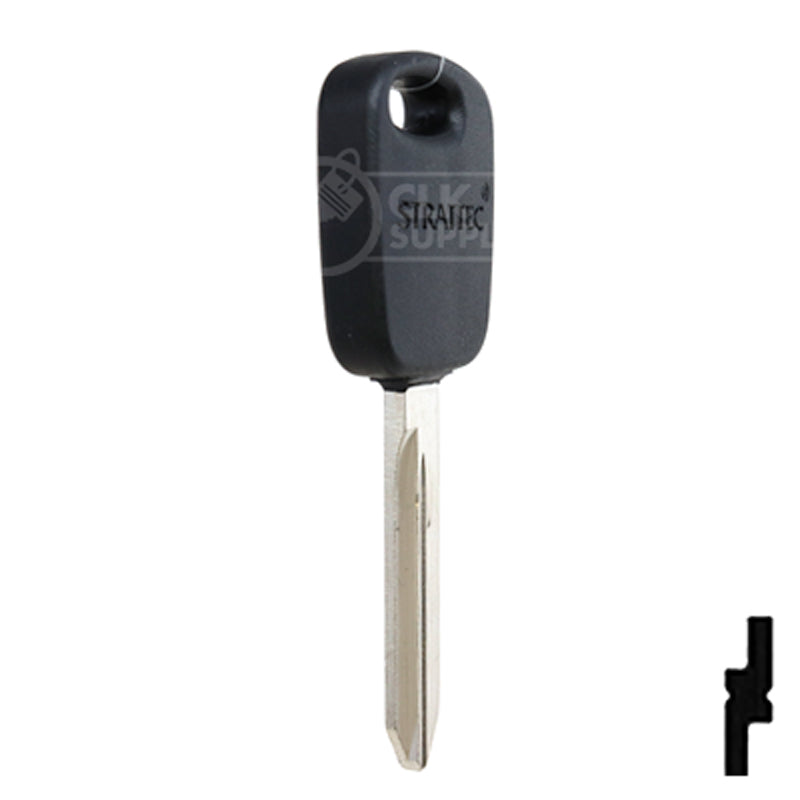 RW Transponder Key | Ford | H86PT, 691643 Automotive Key Strattec