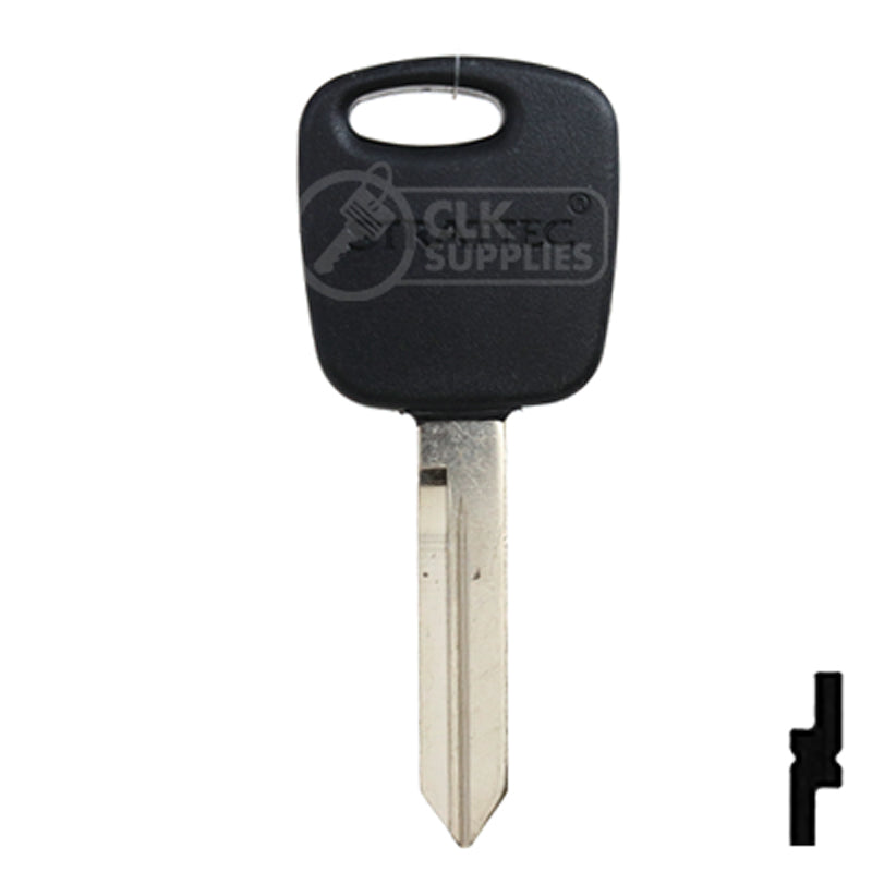 RW Transponder Key | Ford | H86PT, 691643 Automotive Key Strattec