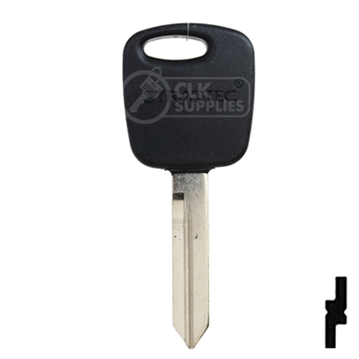 RW Transponder Key | Ford | H86PT, 691643 Automotive Key Strattec