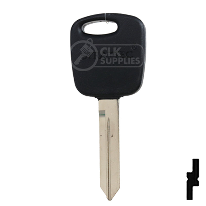 RW Transponder Key | Ford | H86PT, 691643 Automotive Key Strattec