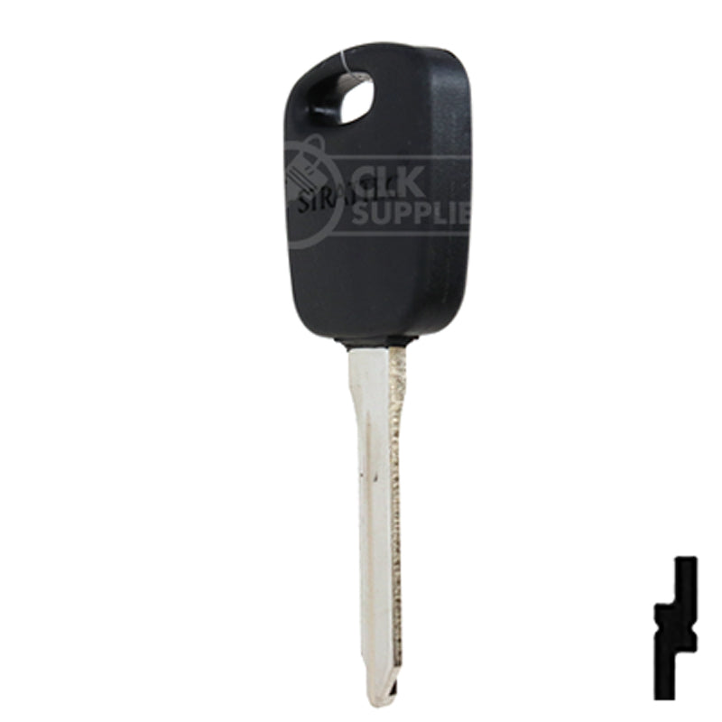RW Transponder Key | Ford | H86PT, 691643 Automotive Key Strattec