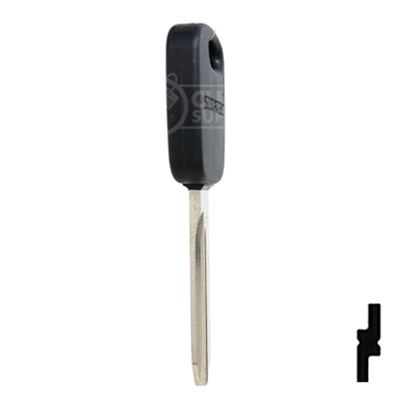 RW Transponder Key | Ford | H86PT, 691643 Automotive Key Strattec