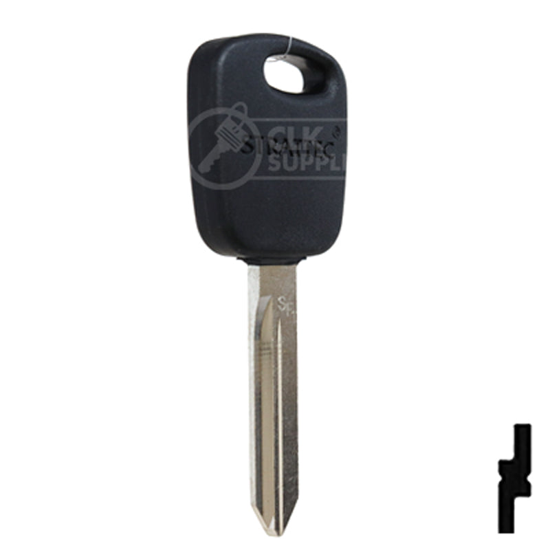 RW Transponder Key | Ford | H86PT, 691643 Automotive Key Strattec