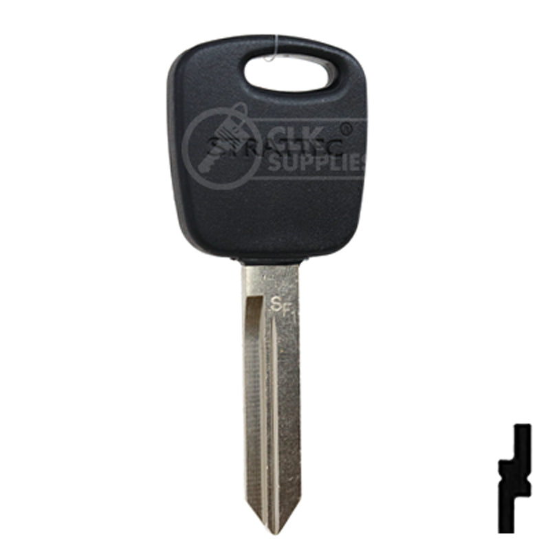 RW Transponder Key | Ford | H86PT, 691643 Automotive Key Strattec