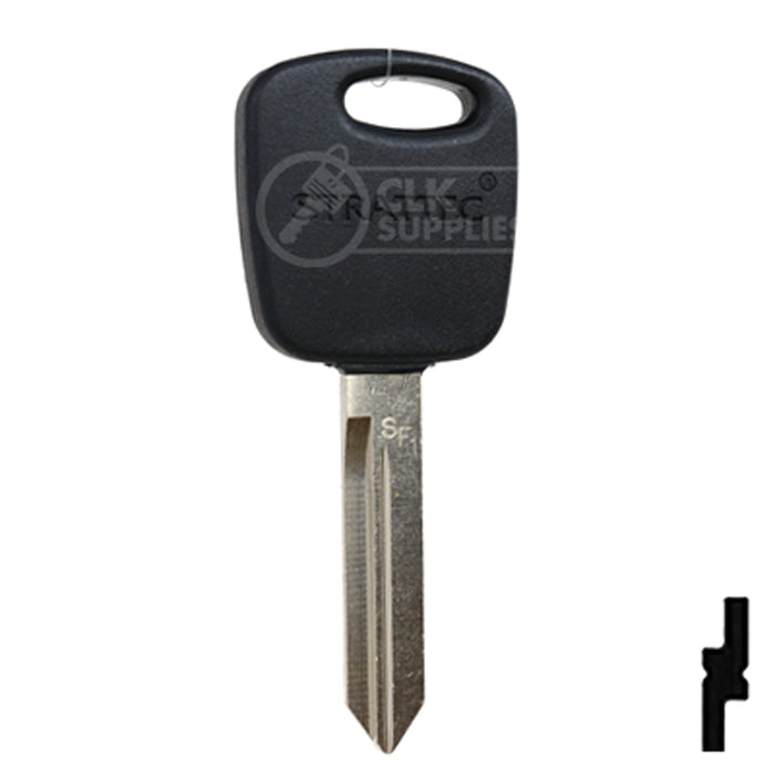 RW Transponder Key | Ford | H86PT, 691643 Automotive Key Strattec