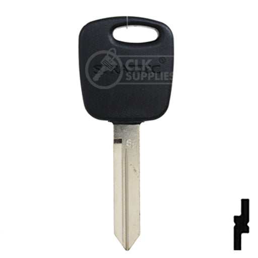 RW Transponder Key | Ford | H86PT, 691643 Automotive Key Strattec