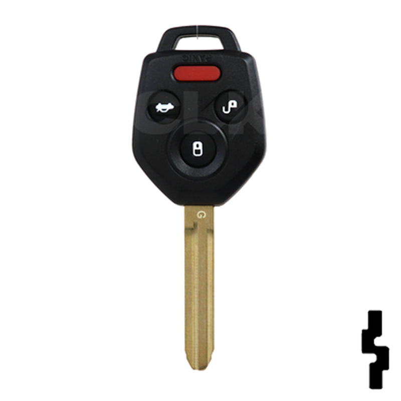 Subaru 4 Button (G Chip) Remote Head Key (4B3) - By Ilco Automotive Key Ilco