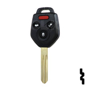 Subaru 4 Button Remote Head Key (4B1) - By Ilco Automotive Key Ilco