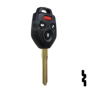 Subaru 4 Button Remote Head Key (4B1) - By Ilco Automotive Key Ilco