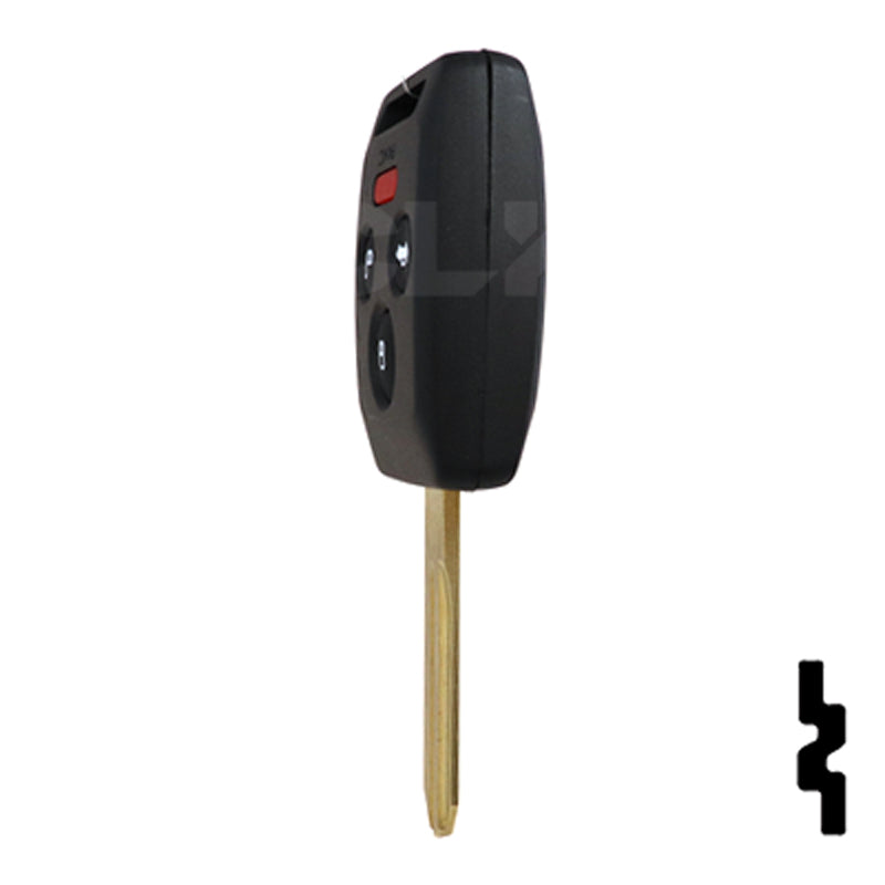 Subaru 4 Button Remote Head Key "4D62" (4B5) - By Ilco Automotive Key Ilco