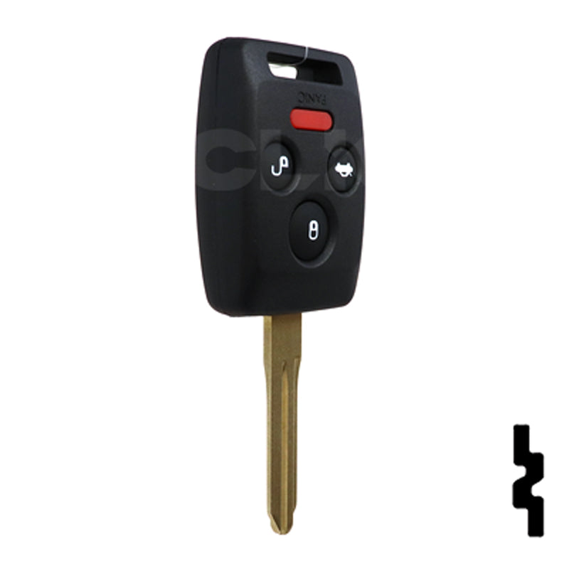Subaru 4 Button Remote Head Key "4D62" (4B5) - By Ilco Automotive Key Ilco