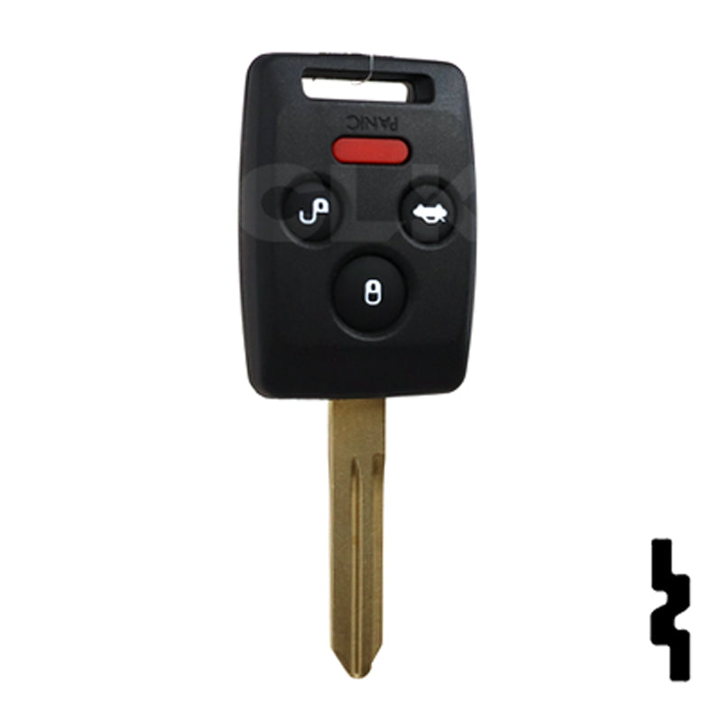 Subaru 4 Button Remote Head Key "4D62" (4B5) - By Ilco Automotive Key Ilco