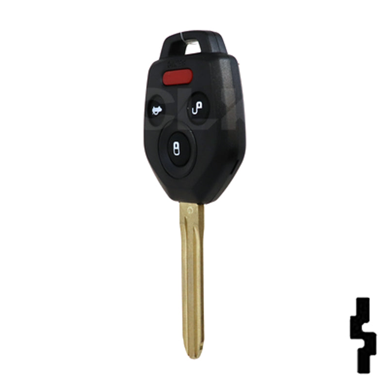 Subaru 4 Button Remote Head Key "G" Chip (4B4) - By Ilco Automotive Key Ilco