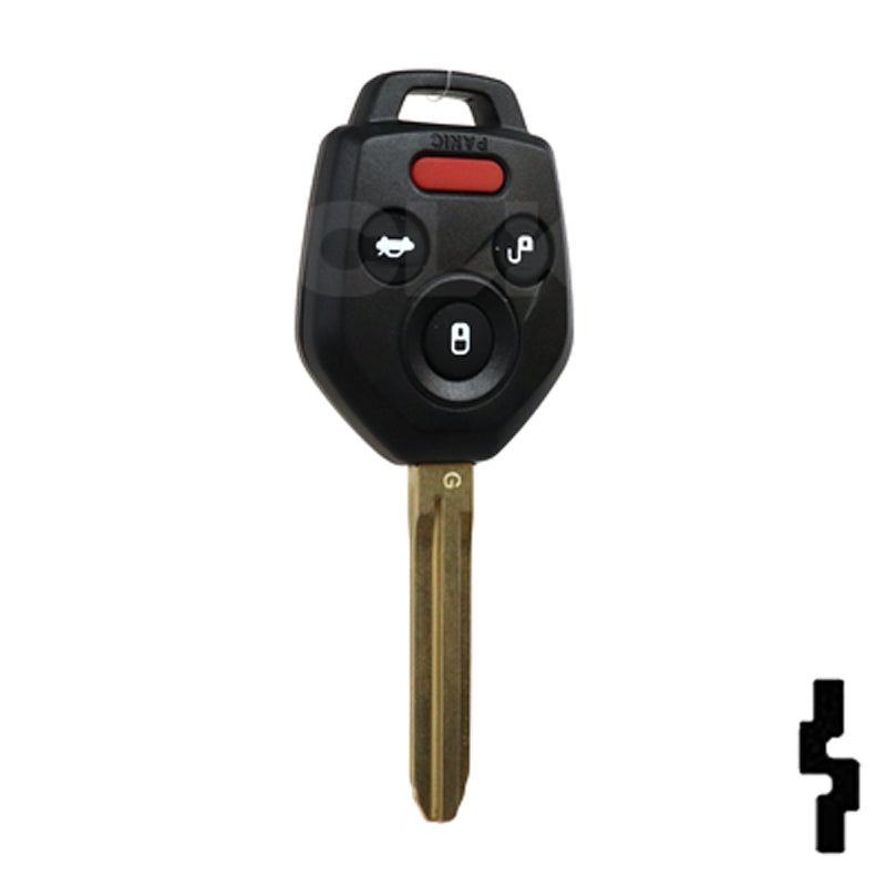 Subaru 4 Button Remote Head Key "G" Chip (4B4) - By Ilco Automotive Key Ilco