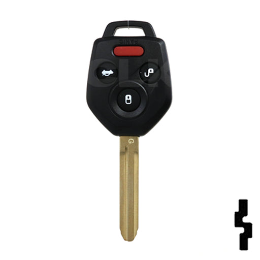 Subaru 4 Button Remote Head Key "G" Chip (4B4) - By Ilco Automotive Key Ilco