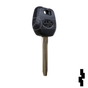 Subaru "H" Transponder Key TOY43RH-PT Automotive Key Ilco
