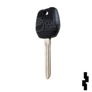 Subaru "H" Transponder Key TOY43RH-PT Automotive Key Ilco