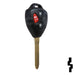 Toyota 3 Button "G" Chip Remote Head Key (3BG3) - By Ilco Automotive Key Ilco