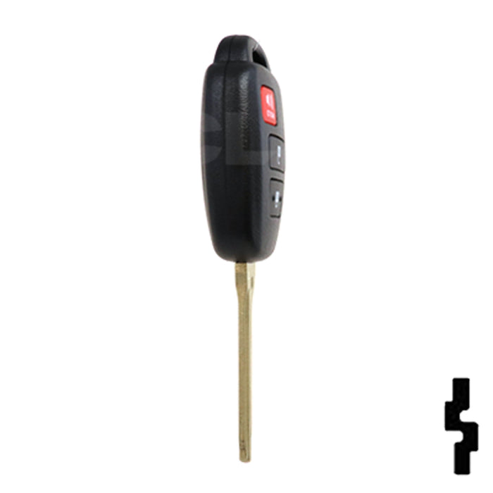 Toyota 3 Button Remote Head Key (3BH)- By Ilco Automotive Key Ilco