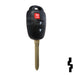 Toyota 3 Button Remote Head Key (3BH)- By Ilco Automotive Key Ilco