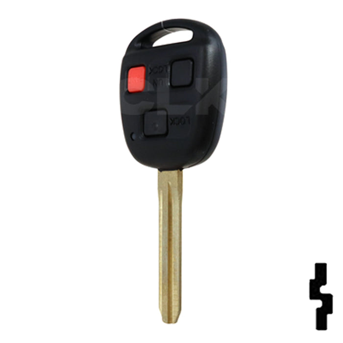 Toyota 3 Button Remote Head Key 3BLC – By Ilco Automotive Key Ilco