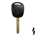 Toyota 3 Button Remote Head Key 3BLC – By Ilco Automotive Key Ilco
