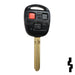 Toyota 3 Button Remote Head Key 3BLC – By Ilco Automotive Key Ilco