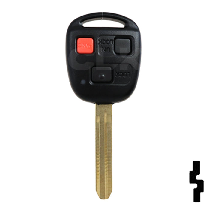 Toyota 3 Button Remote Head Key 3BLC – By Ilco Automotive Key Ilco