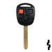 Toyota 3 Button Remote Head Key 3BLC – By Ilco Automotive Key Ilco
