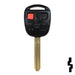 Toyota 3 Button Remote Head Key 3BLC – By Ilco Automotive Key Ilco