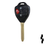 Toyota 3 Button Remote Head Key (4D-67 Transp.)(3BD1) - By Ilco Automotive Key Ilco