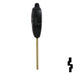 Toyota 3 Button Remote Head Key (4D-67 Transp.)(3BD1) - By Ilco Automotive Key Ilco
