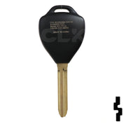 Toyota 3 Button Remote Head Key (4D-67 Transp.)(3BD1) - By Ilco Automotive Key Ilco