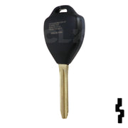Toyota 3 Button Remote Head Key (4D-67 Transp.)(3BD1) - By Ilco Automotive Key Ilco