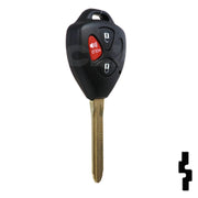 Toyota 3 Button Remote Head Key (4D-67 Transp.) (3BD2) - By Ilco Automotive Key Ilco