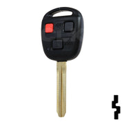 Toyota 3 Button Remote Head Key "G" Chip (3BFJ2) - By Ilco Automotive Key Ilco