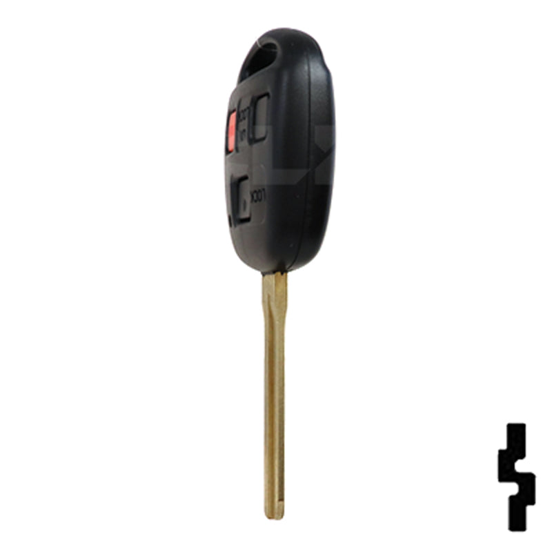 Toyota 3 Button Remote Head Key "G" Chip (3BFJ2) - By Ilco Automotive Key Ilco