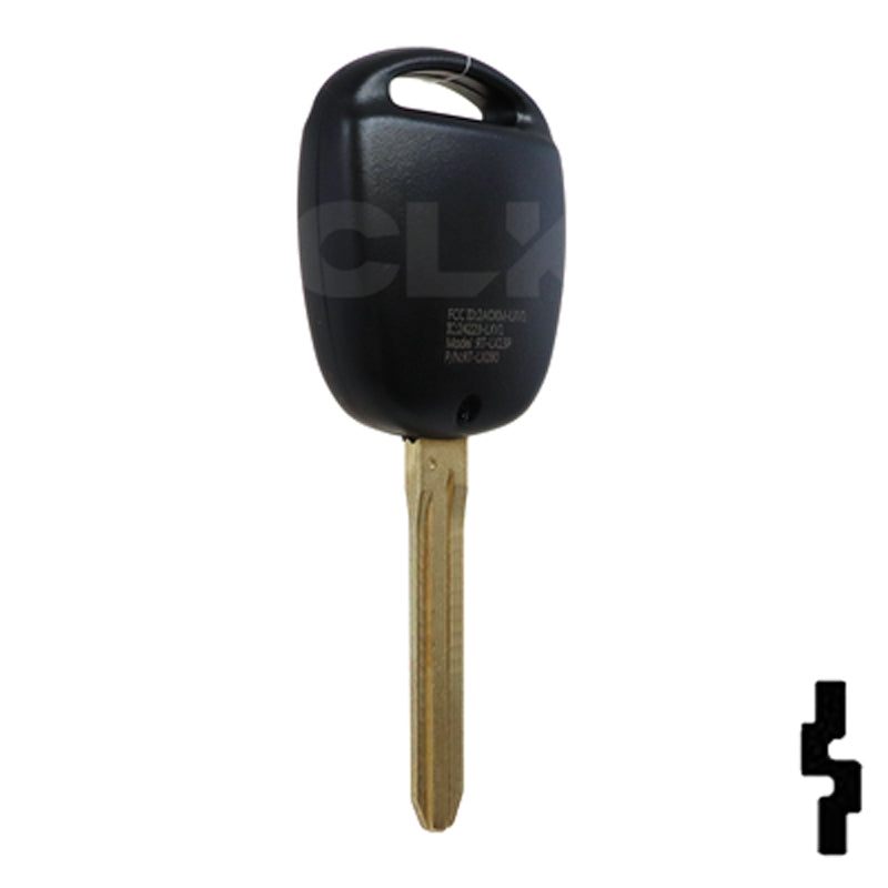 Toyota 3 Button Remote Head Key "G" Chip (3BFJ2) - By Ilco Automotive Key Ilco
