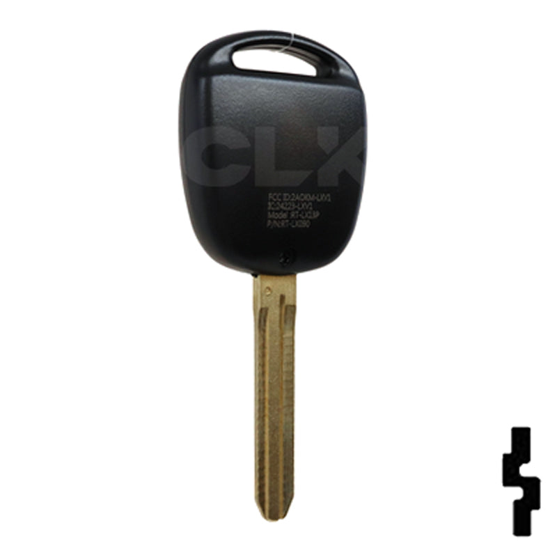 Toyota 3 Button Remote Head Key "G" Chip (3BFJ2) - By Ilco Automotive Key Ilco