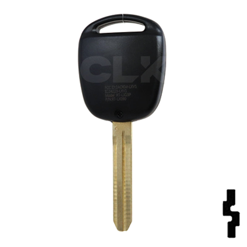 Toyota 3 Button Remote Head Key "G" Chip (3BFJ2) - By Ilco Automotive Key Ilco